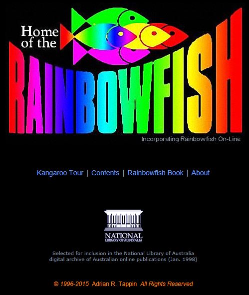 Home of the Rainbowfish website