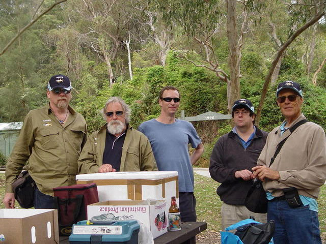 A group of ANGFA members standing outdoors together